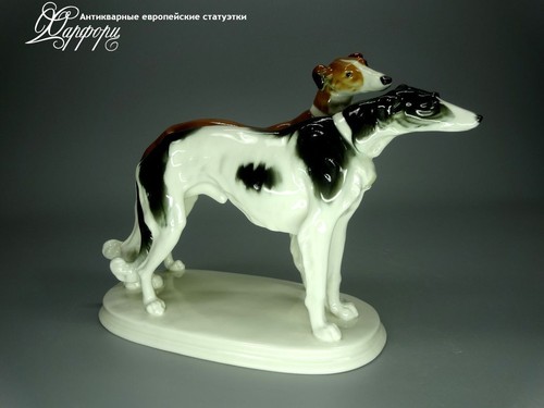 Купить фарфоровые статуэтки KARL ENS, Пара борзых, Германия